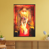 Göttin des Feuers PELE Leinwanddruck (Insitu (Wohnzimmer))