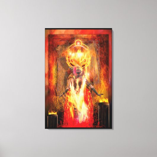 Göttin des Feuers PELE Leinwanddruck (Vorderseite)