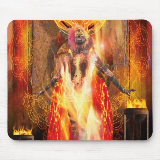Göttin des Feuers PELE Mousepad (Vorne)