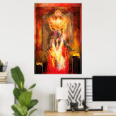 Göttin des Feuers PELE Poster (Heimbüro)
