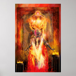 Göttin des Feuers PELE Poster