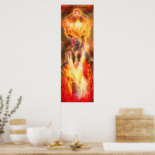 Göttin des Feuers PELE Poster (Küche)