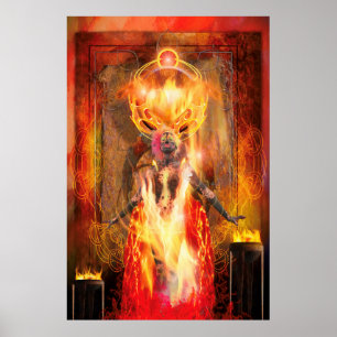 Göttin des Feuers PELE Poster