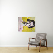 Göttin des Frühlings Wandteppich (Beispiel (Horizontal))