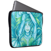 Göttin des Meeres Laptopschutzhülle (Vorne Rechts)