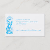 Göttin des Meeres Visitenkarte (Rückseite)