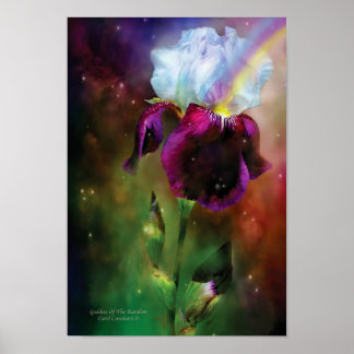 Göttin des Rainbow Art Poster/Print Poster