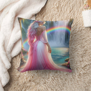 Göttin des Regenbogenwals Kissen