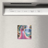 Göttin des Regenbogenwals Magnet (In Situ (Geschirrspüler))