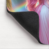 Göttin des Regenbogenwals Mousepad (Ecke)