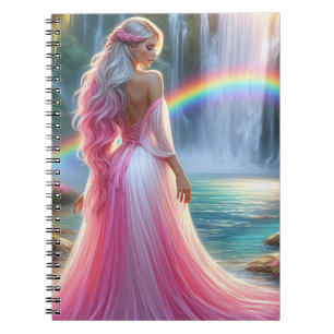 Göttin des Regenbogenwals Notizblock