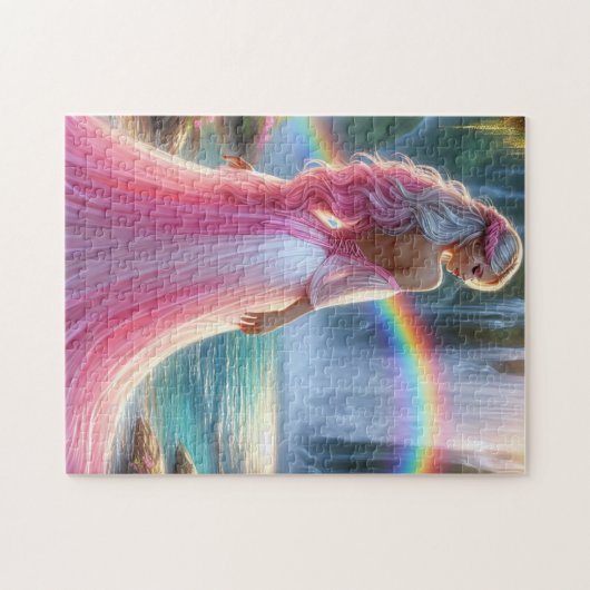 Göttin des Regenbogenwals Puzzle (Horizontal)