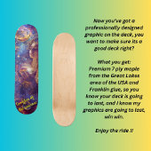 Göttin des Universums Skateboard