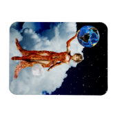 Göttin des Universums Vinyl Magnet (Horizontal)