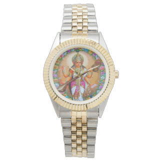 Göttin des Wissens Saraswati Hindu Göttlichkeit Armbanduhr