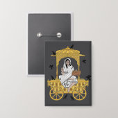 Göttin Dhumavati Knopf Button (Vorderseite/Rückseite)