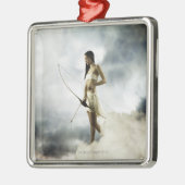 Göttin Diana mit Pfeil und Bogen Ornament Aus Metall (Links)