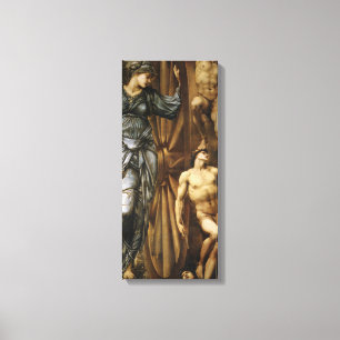Göttin, die das Glücksrad dreht (Burne-Jones) Leinwanddruck