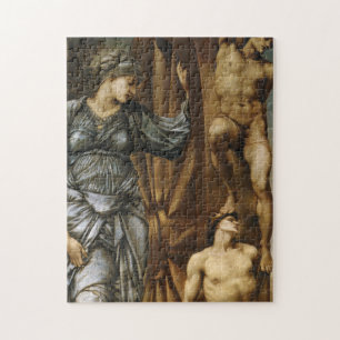 Göttin, die das Glücksrad dreht (Burne-Jones) Puzzle