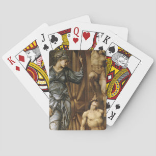 Göttin, die das Glücksrad dreht (Burne-Jones) Spielkarten