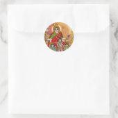 Göttin Durga Aufkleber (Tasche)