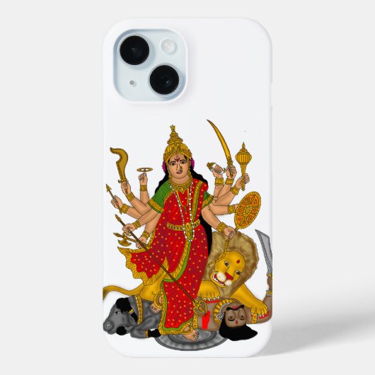 Göttin Durga Handyhülle Case-Mate iPhone Hülle (Rückseite)