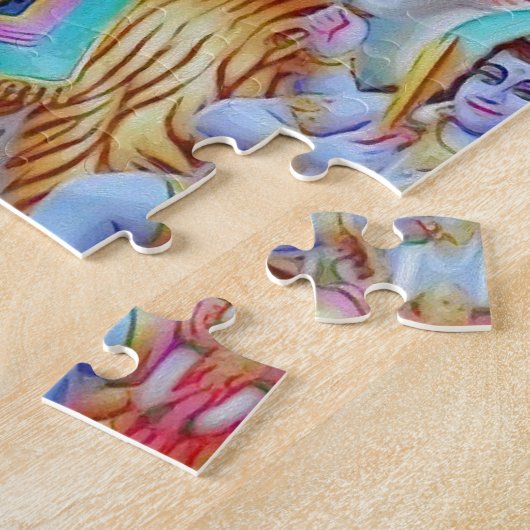 Göttin Durga Ji Malerei Puzzle (Seite)
