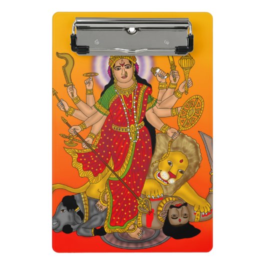 Göttin Durga Klemmbrett (Vorderseite)