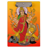 Göttin Durga Klemmbrett (Vorderseite)
