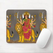 Göttin Durga-Mauspad Mousepad (Mit Mouse)