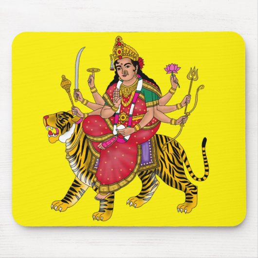 Göttin Durga-Mauspad Mousepad (Vorne)