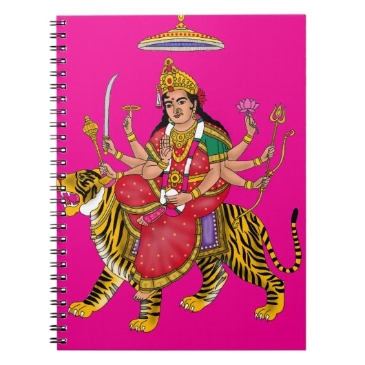 Göttin Durga Notizblock (Vorderseite)