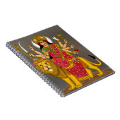 Göttin Durga Notizbuch Notizblock (Rechte Seite)
