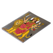 Göttin Durga Notizbuch Notizblock (Linke Seite)