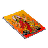 Göttin Durga Notizbuch Notizblock (Rechte Seite)
