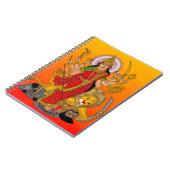 Göttin Durga Notizbuch Notizblock (Linke Seite)