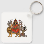 Göttin Durga Schlüsselanhänger (Rückseite)