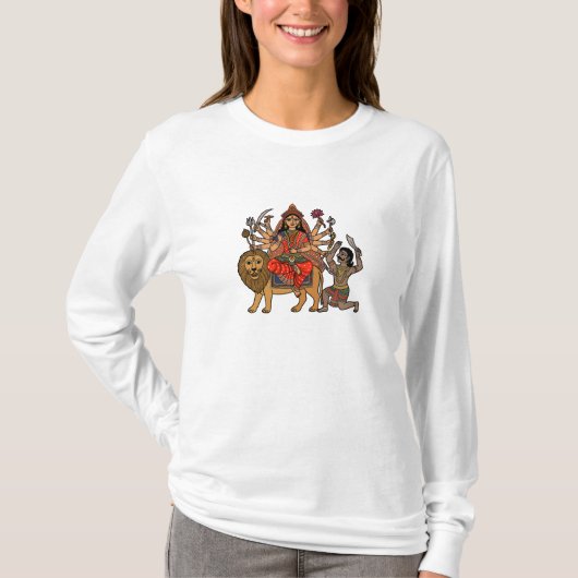 Göttin Durga T-Shirt (Vorderseite)