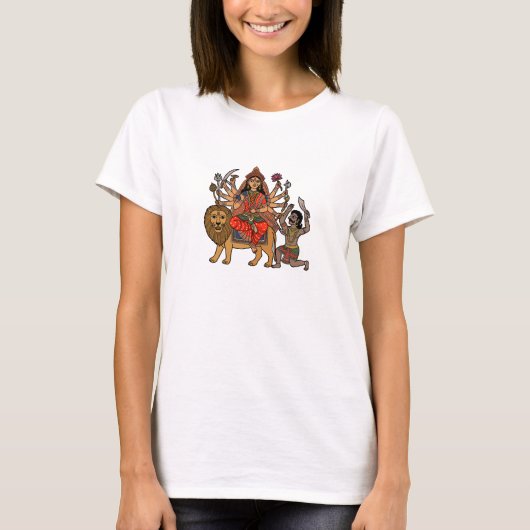Göttin Durga T-Shirt (Vorderseite)