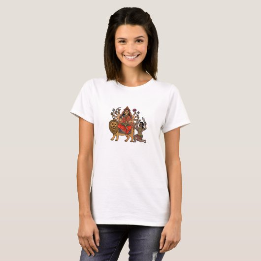 Göttin Durga T-Shirt (Vorne ganz)