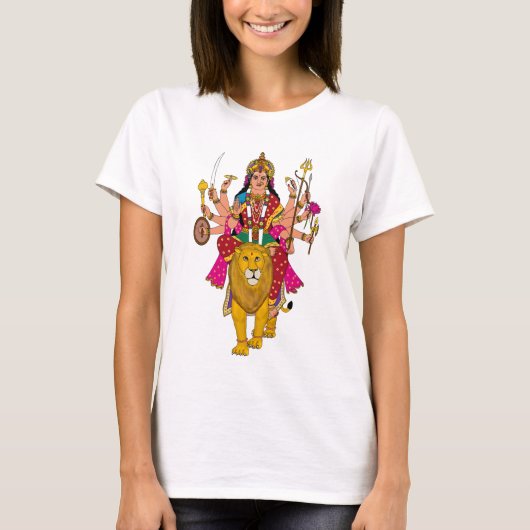 Göttin Durga T-Shirt (Vorderseite)