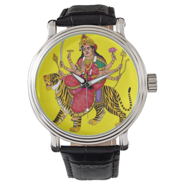 Göttin Durga Uhr (Vorderseite)