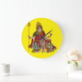 Göttin Durga Wanduhr (Zuhause)