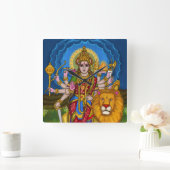 Göttin Durga Wanduhr (Zuhause)
