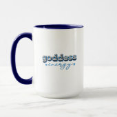 Göttin Energie (blau) Tasse (Links)