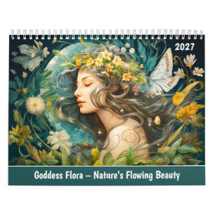 Göttin Flora – Natürliche fließende Schönheit Kalender