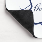 Göttin florale Mousepad, lebhaft blau Mousepad (Ecke)