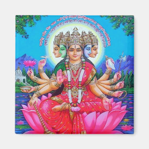 Göttin Gayatri Devi Gottheit Magnet