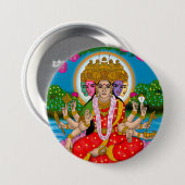 Göttin Gayatri Knopf Button (Vorne & Hinten)