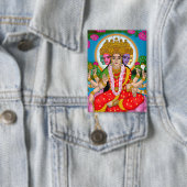 Göttin Gayatri Knopf Button (Insitu)
